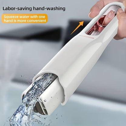 New Portable Self-Squeeze Mini Mop, Lazy Hand Wash-Free Strong Absorbent Mop Multifunction Portable Squeeze Cleaning Mop Desk Window Glass Cleaner Kitchen Car Sponge Cleaning Mop Home Cleaning Tools