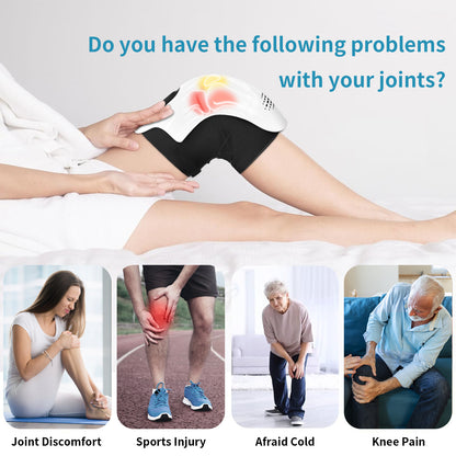 Intelligent Knee Massager. It Features Three Heating Settings, an LED Touch Display, And Makes a Perfect Present for Older Adults, Seniors, And Parents.